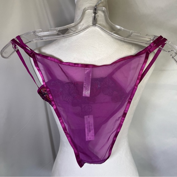 Adore Me Jayda Unlined Balconette Women's Bra & Panties Set Purple Size 36G/XL - Picture 12 of 14